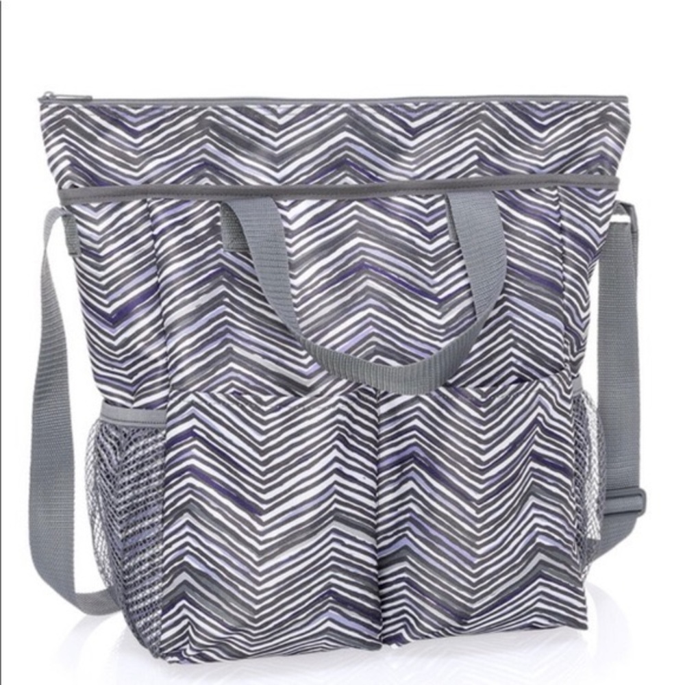 Thirty-One - Crossbody Organizing Tote-Zig Zag Zoom
